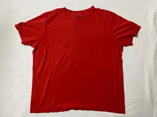Maglia Puma Rossa Logo Bianco Uomo Taglia L