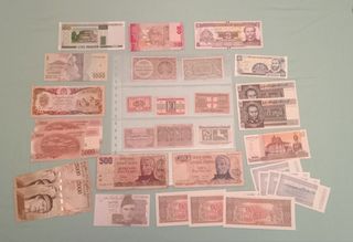 Lotto di Banconote Straniere Vari Paesi