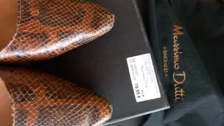 Zapatos salón Massimo Dutti Talla 39 Piel Tacón