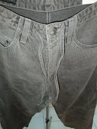 Pantalón Zara Baggy Gris