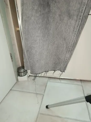 Pantalón Zara Baggy Gris