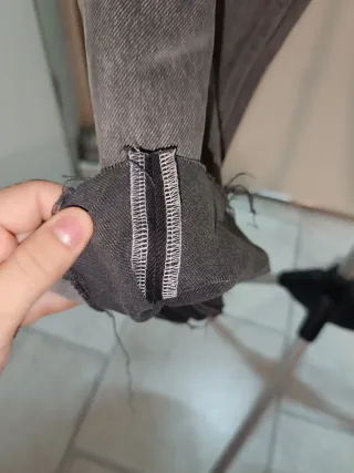 Pantalón Zara Baggy Gris