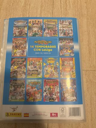 Álbum cromos Adrenalyn LaLiga Santander vacío