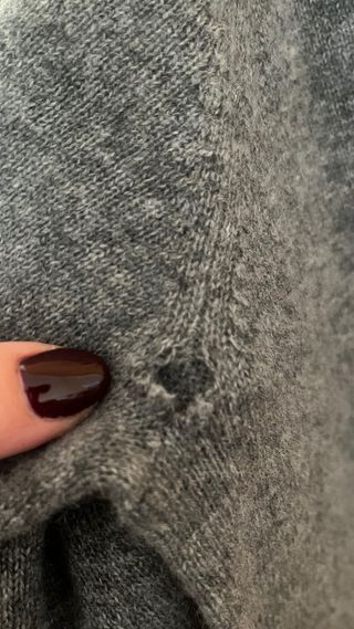 Jersey Cachemir Gris Talla XXL