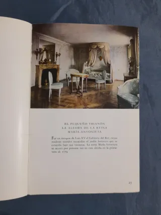 Livro sobre o Palácio de "Versailles"