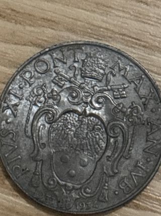 Vaticano 50 centesimi 1935