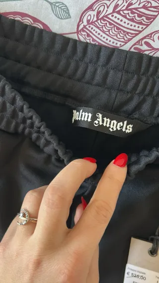 Pantaloni Palm Angels uomo neri e beige