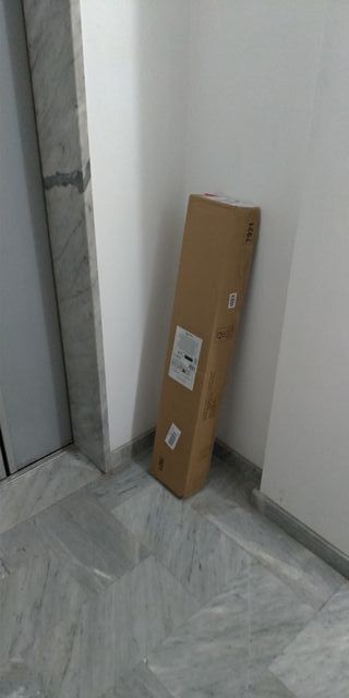 Letto singolo in metallo bianco smontabile