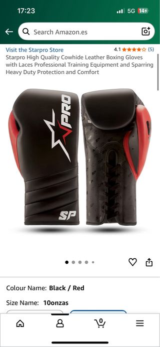 Guantes Boxeo StarPro 10oz NUEVOS