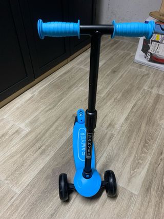 Patinete infantil Sawyer azul 3 ruedas