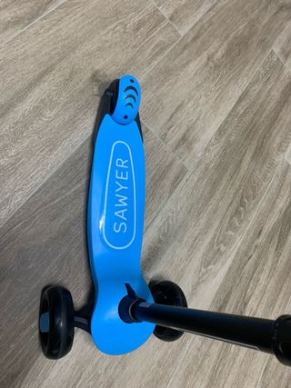 Patinete infantil Sawyer azul 3 ruedas