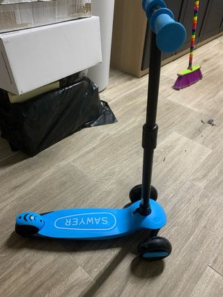 Patinete infantil Sawyer azul 3 ruedas