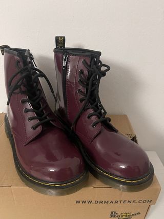 Botas Dr. Martens burdeos charol mod. 1460 Patent