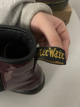 Botas Dr. Martens burdeos charol mod. 1460 Patent