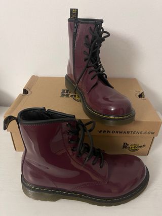 Botas Dr. Martens burdeos charol mod. 1460 Patent