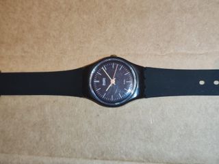 Orologio Swatch Lady Nero Marrone