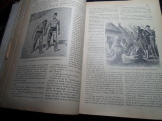 1902Antiguo libro Hojas Selectas 1902