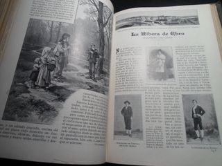 1902Antiguo libro Hojas Selectas 1902
