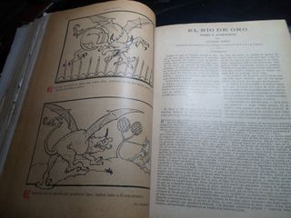 1902Antiguo libro Hojas Selectas 1902