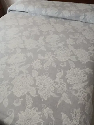 Copridivano, copridivano fantasia floreale grigio