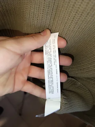 Jersey verde oliva de punto