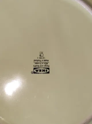 Piatto piano Ikea verde chiaro