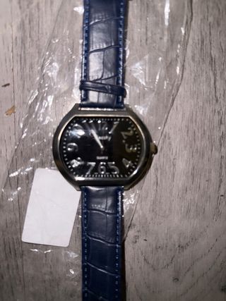 Reloj Secsky Hombre Negro y Azul