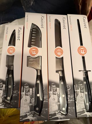 Set 3 Coltelli + Affilacoltelli Masterchef