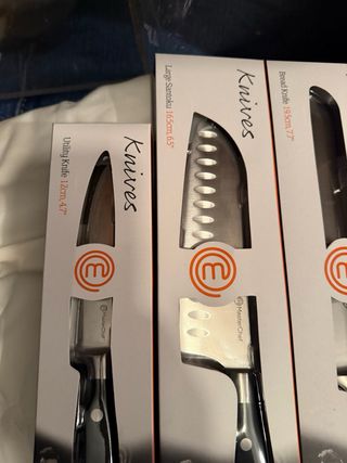 Set 3 Coltelli + Affilacoltelli Masterchef