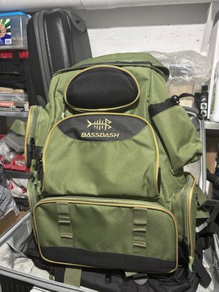 Mochila de pesca Bassdash verde