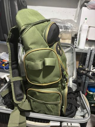 Mochila de pesca Bassdash verde