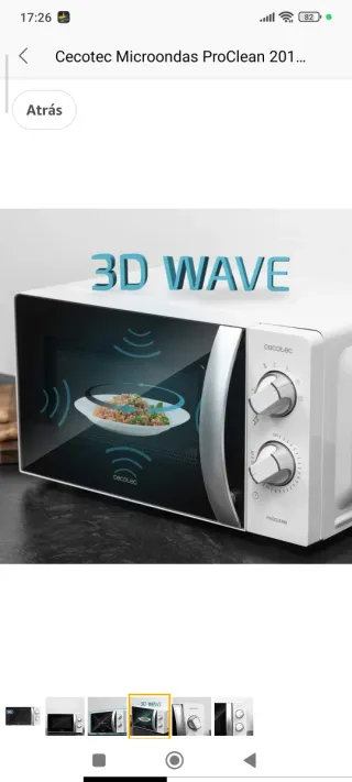 Cecotec Microonde ProClean 2010