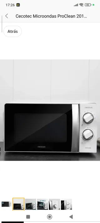 Cecotec Microonde ProClean 2010