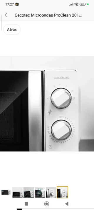 Cecotec Microonde ProClean 2010