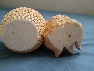 Vaso decorativo gatto con cestino