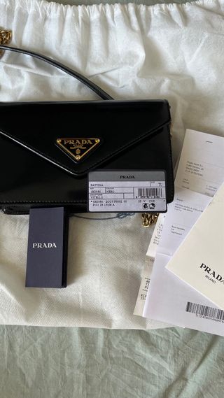 Bolso Prada Piel Negra Modelo Pattin