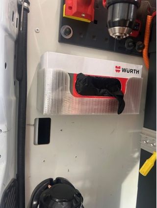 Soporte para caja de guantes vinilo