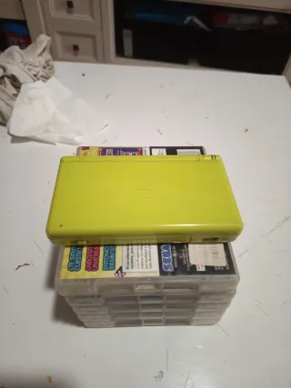Nintendo DS Lite Juegos (5) verde