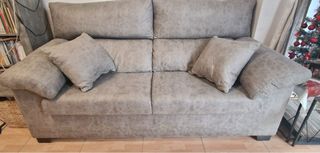 Sofá de 2 plazas gris