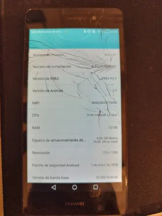 Telefono Huawei P8 Lite Nero