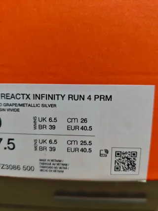 Nike React Infinity Run 4 PRM Rosa/Blanco