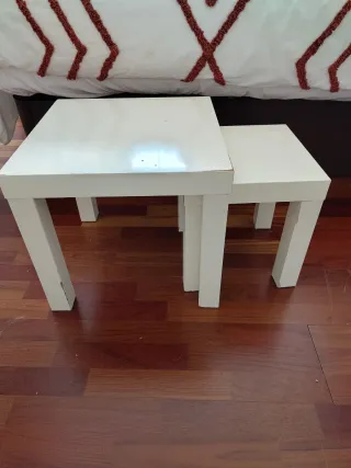 Mesas auxiliares Lack Ikea (2 unidades)