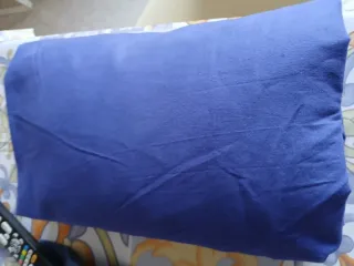 Set lenzuola blu CROFT ,blu con elast