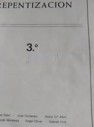Cursos de Repentización 3° Textos y Grabaciones