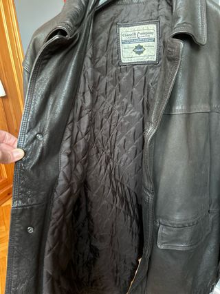 Chaqueta de piel Cianelli Company Marrón Hombre