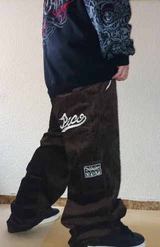 Pantalones Baggy Y2K Marrones