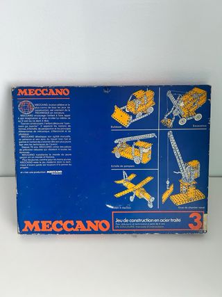 Meccano Juego de Construcción Set 3 (incompleto)