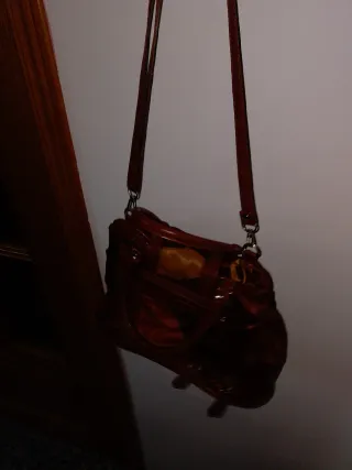 Bolso de cuero patchwork