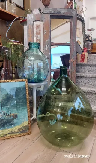 Antigua Damajuana Gran tamaño