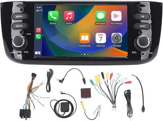 Podofo autoradio GPS táctil para coches Fiat